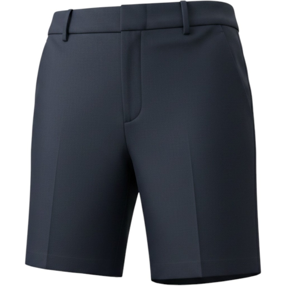 Ann Taylor Factory Shorts Womens 12 Navy Blue Excellent Chino Mid Rise Casual